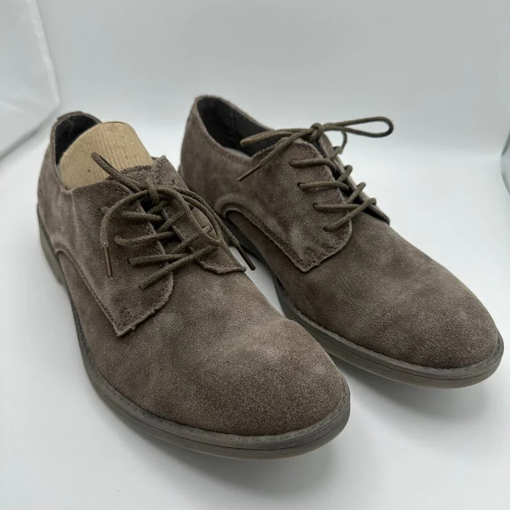 Hey Dude Men's Volterra Suede Derby Shoes Size 9 US / EU 42